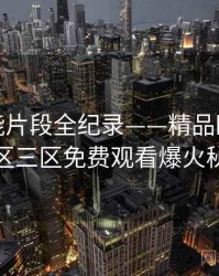 全景高能片段全纪录——精品欧美一区二区三区免费观看爆火秘诀