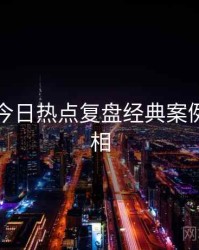 黑料网今日热点复盘经典案例幕后真相